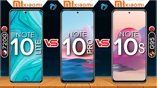 Redmi Note 10 Lite vs Note 10 pro vs Redmi Note 10s Full Comparison | Which is Best
