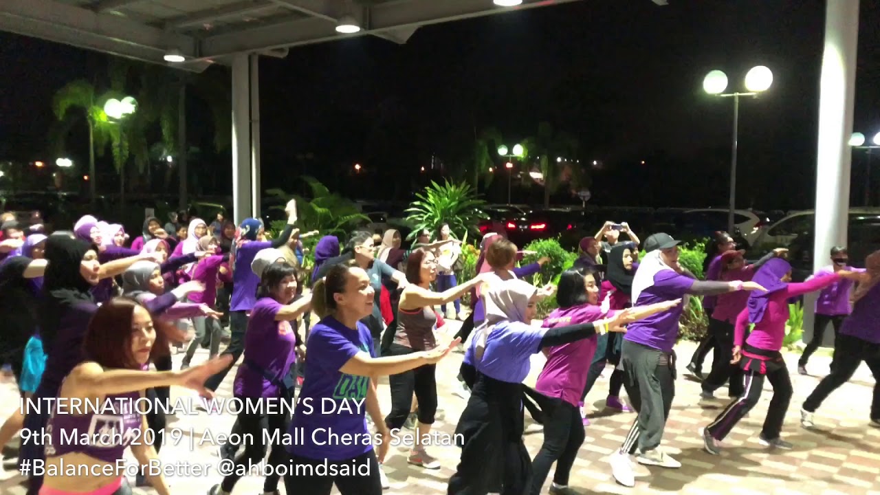 ZUMBA AEON MALL CHERAS SELATAN | International Women's Day ...