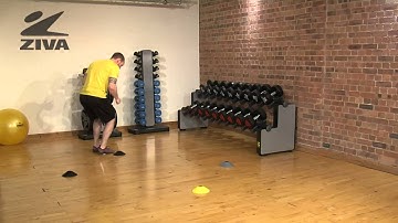 ZIVA Agility Cones - Box Sprint and Shuffle