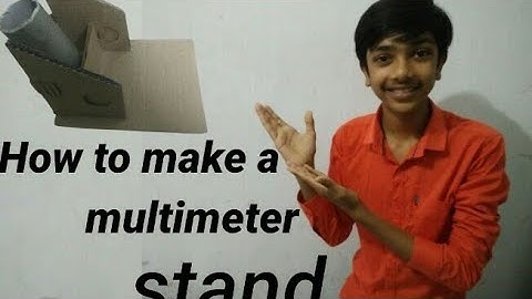 #multimeteritomes how to make a multimeter stand