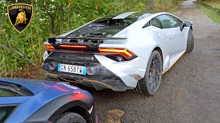 Lamborghini Huracan Tecnica through Italian mountains