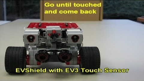 EVShield Robot with EV3 Touch Sensor