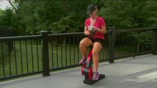 Sepeda Latihan Resistensi Rendah sitNcycle Elite dengan Monitor Elektronik di QVC screenshot 3