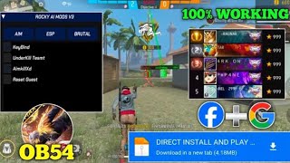 FREE FIRE AIM KILL MOD MENU OB54 FF HACK FULL ANTIBAN NEW SETUP VIDEO NO BAN NO BLACKLIST FULL SAFE screenshot 4