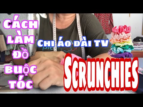 Cách làm cột tóc đơn giản nhất/scrunchies/chi áo dài tv