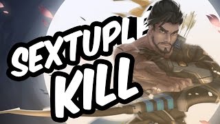 Best Sextuple Kills/Hexakills - Overwatch Moments (Overwatch Highlights)