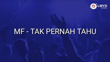 Mighty Finger - Tak Pernah Tahu (Lyric Video) | BAND INDIE SUKABUMI
