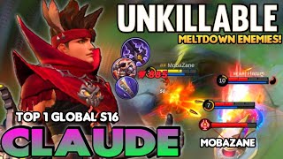 UNKILLABLE! Claude Best Build 2021 | Top 1 Global Claude Gameplay | Mobile Legends✓