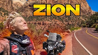 Conquering Zion National Park on a Motorcycle  EP. 281