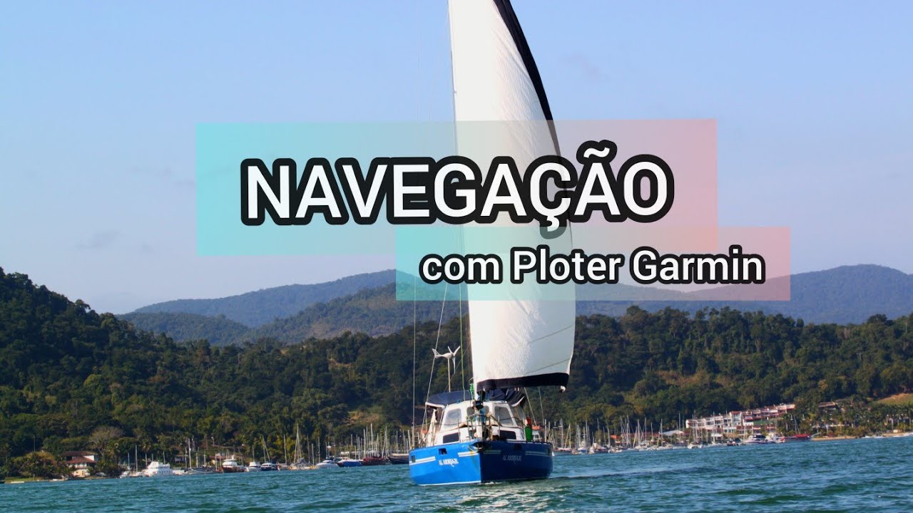 ⁣NAVEGAÇÃO com Ploter Garmin | Ilha da Cutia rumo a Paraty Mirim | Veleiro
