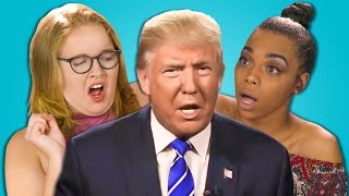 teens react to donald trump tape scandal