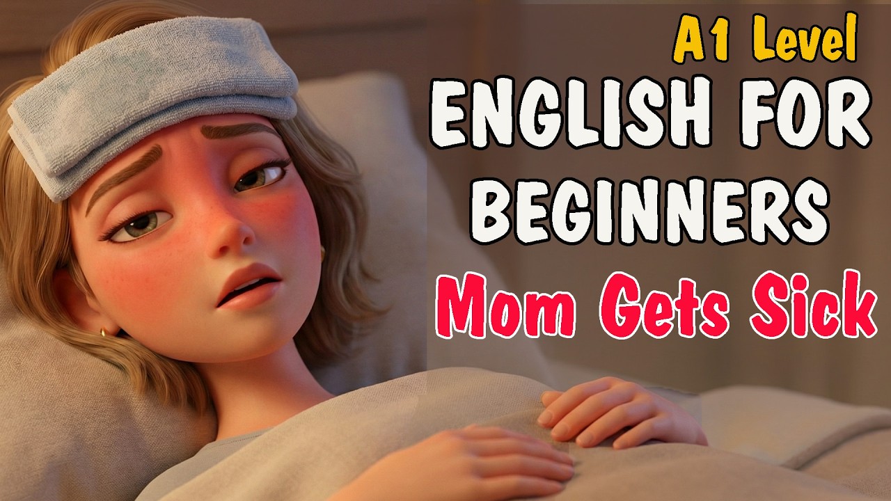 When Mom Gets Sick | English Listening Practice for Beginners (A1 Level)
