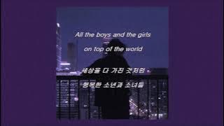 [ 가사 해석 ] 할츠 앤 컬러스 (Hearts & Colors) - LA On A Saturday Night  ｜ 자막 채널 루나 가사 해석 ☾