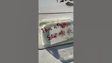 science experiment। piranha solution # reels #shorts