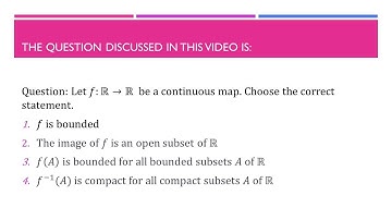 Properties of Continuous functions on Real line (CSIR NET June 2017 Math.Sci. Part B)