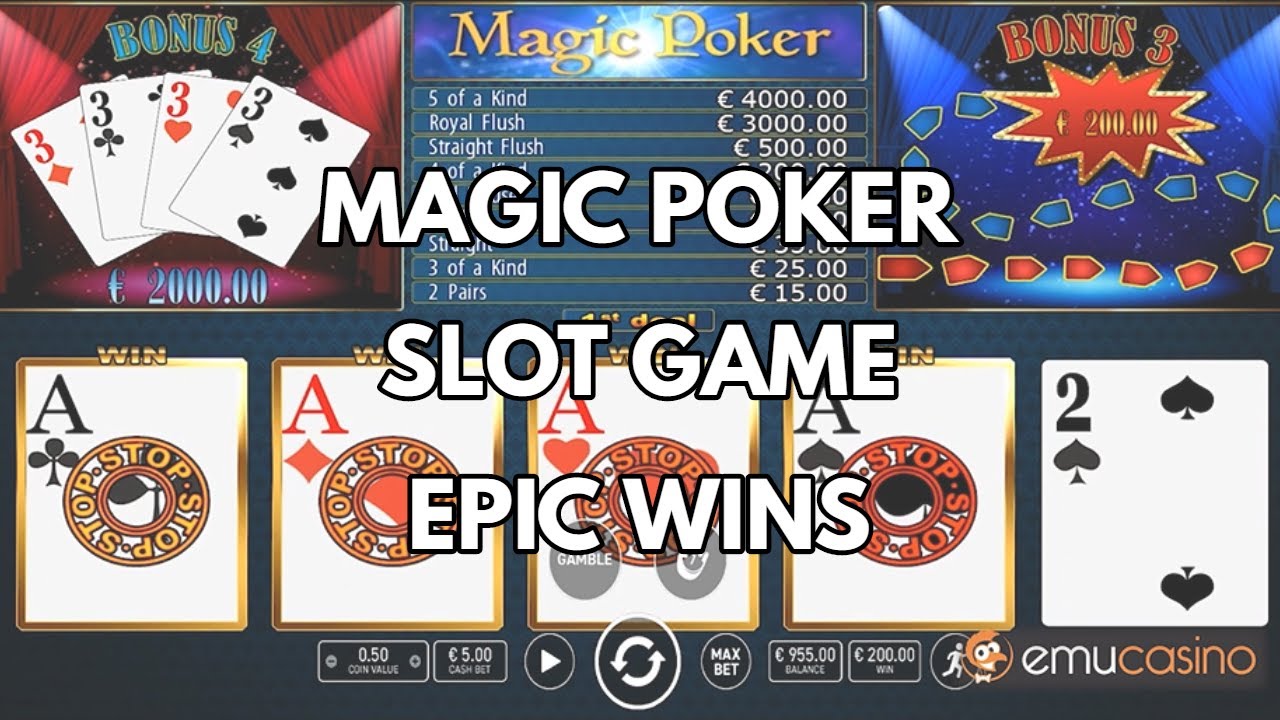 Second Chance Deals AND Major Payouts In Magic Poker | EmuCasino