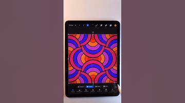 Satisfying Seamless pattern design in Procreate! #procreate #satisfyingart #patterndesign