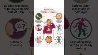 Stroke symptoms ko pehchanna life-saving ho sakta hai ⏳⚠️#StrokeAwareness#MedicalEmergency#StayAware