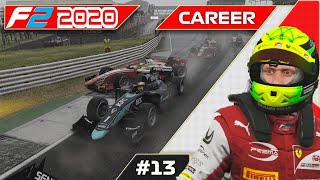 YOU HAVE TO LEAVE THE SPACE!! F2 2020 Mick Schumacher Career Mode Round 7 British GP Feature Race!