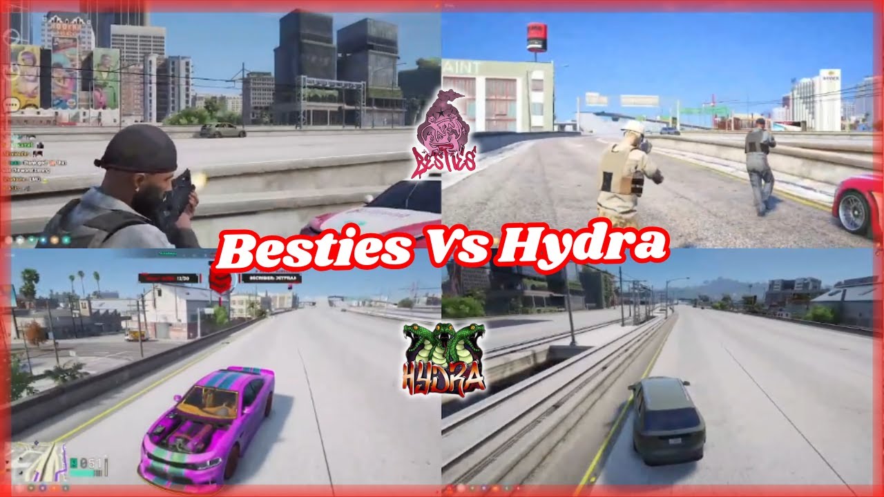 Dripp, a2guapo, Chelb and Chezz Live Reacts To Besties Vs Hydra Near VU | NoPixel 4.0 GTARP