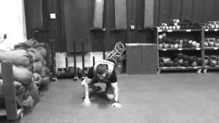 10-Yard Sprint from Perpendicular Prone