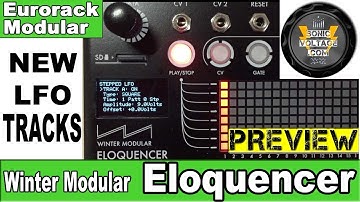 Winter Modular Eloquencer LFO New Feature Preview 1