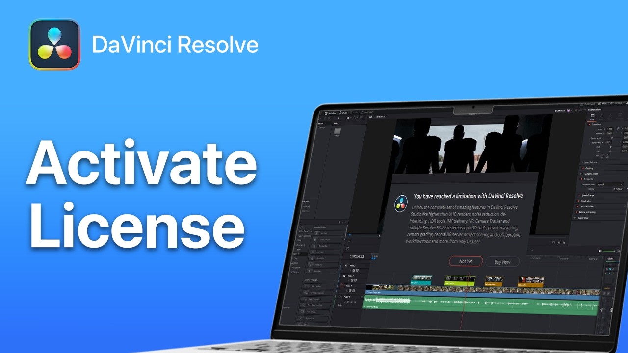 How to Activate DaVinci Resolve Studio (License) - YouTube