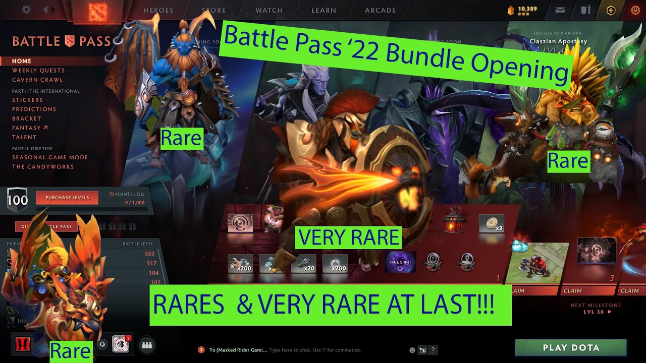 Battle Pass 120 Level Opening | Lots of Rares and Very Rare | - YouTube