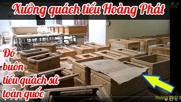 Xưởng sản xuất quách tiểu gốm sứ - tiểu quách Hoàng Phát