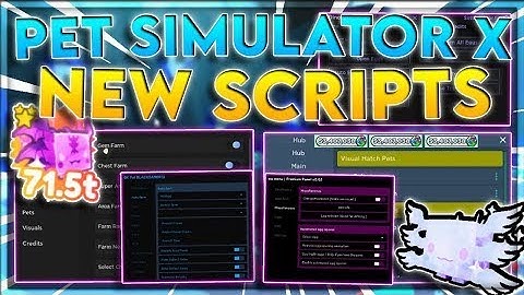 [NEW] Roblox Pet Simulator X Script / Hack GUI Auto Farm, Teleport, Dupe Pets and More | Work
