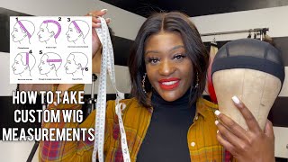 How to measure your head for a custom wig | Beginner Friendly
