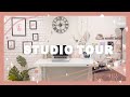 ✨STUDIO TOUR✨ Art studio/office | Working from home setup