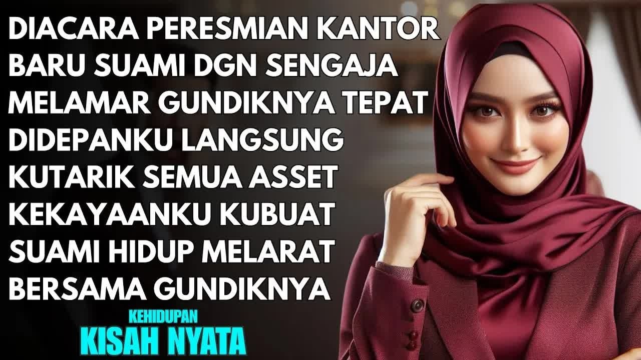 SUAMI MELAMAR GUNDIKNYA DIDEPANKU KETIKA PERESMIAN KANTOR BARUNYA - KUBUAT MEREKA HIDUP MENDERITA