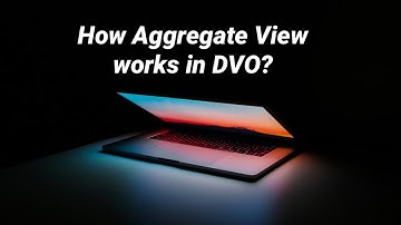 Informatica DVO - Aggregate Views