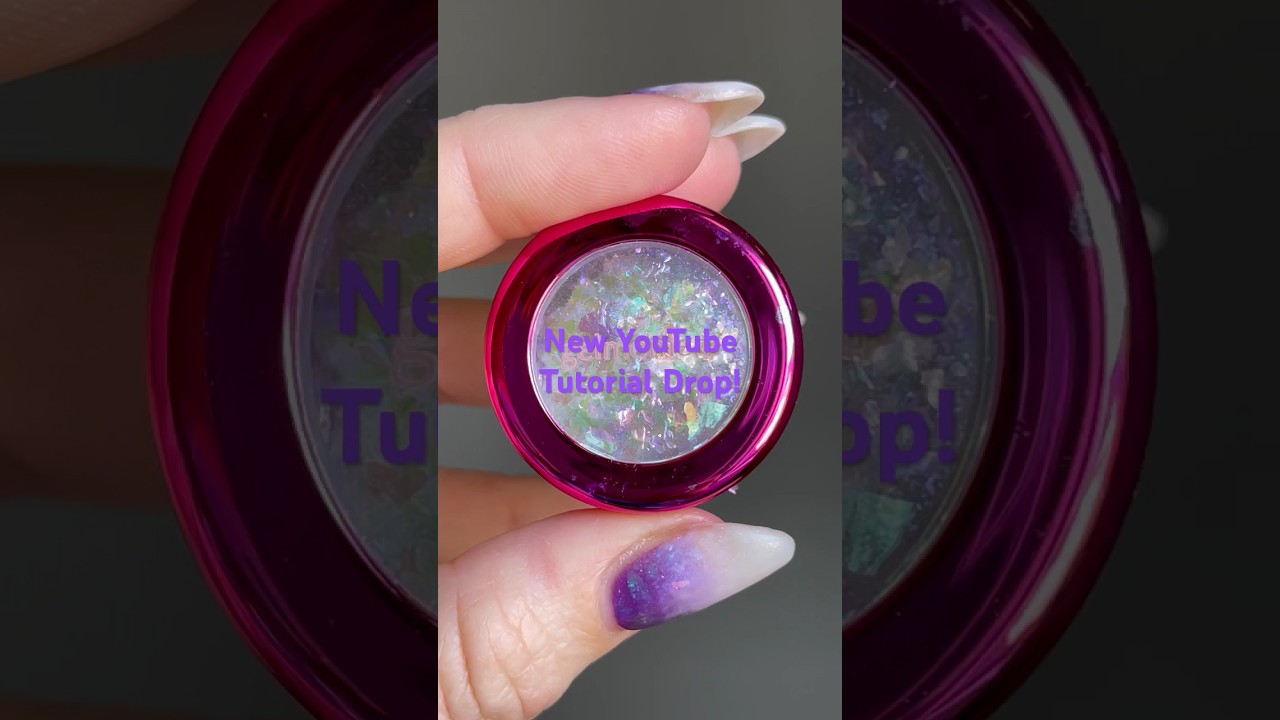 Milky Ombré with Chrome Flakes 