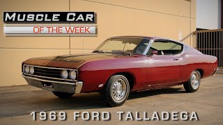 1969 Ford Talladega 428 Cobra Jet Muscle Car Of The Week Video Episode #137