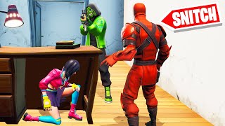 SNITCH The SNEAKY HIDER To STAY ALIVE! (Fortnite Hide And Seek)