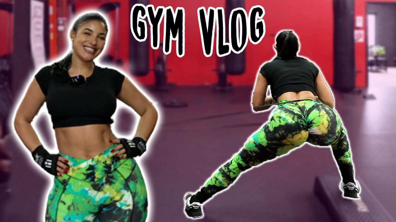 Dead lift variations for bigger glutes - With resistance bands. Gym Vlog!