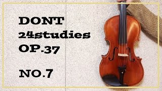 [Etude Challenge]DONT 24 Studies Op.37 No.7