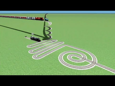 🐍Train COMPLEX TRAIN TRACKS TRAIN SIMULATOR 💖GAME PLAY BEANG DRIVE TRAIN  TRACKS