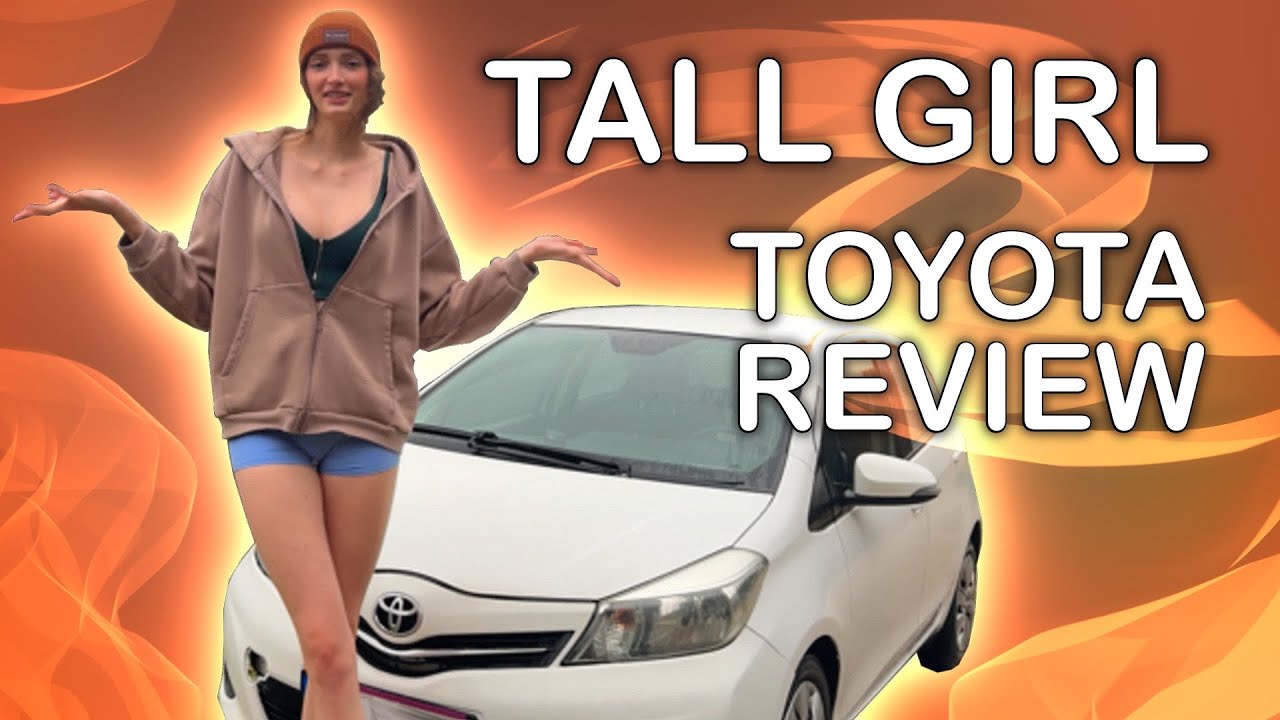 Обзор старой Toyota с высокой девушкой [4K]