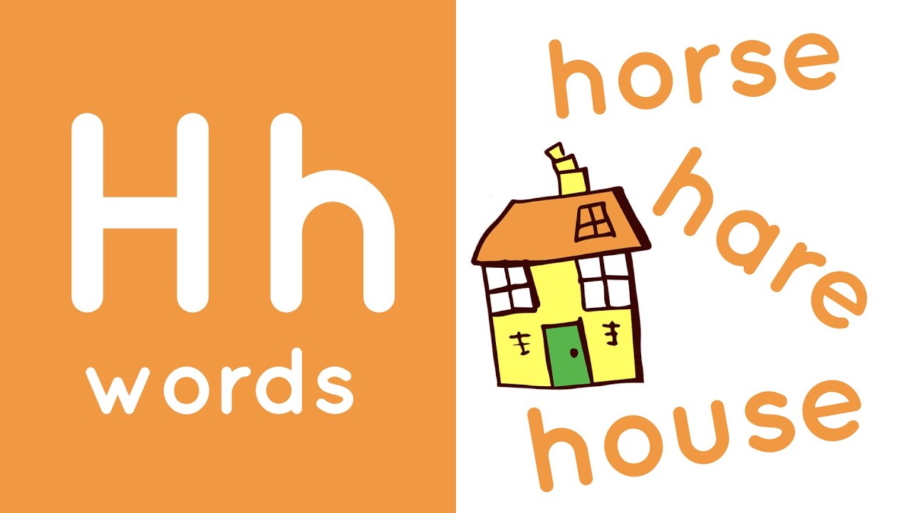 Words starting with H phonics initial sound YouTube Words starting with H phonics initial sound YouTube