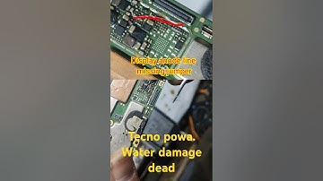 Tecno pova display light solution all tecno display light ways (water damage repair)