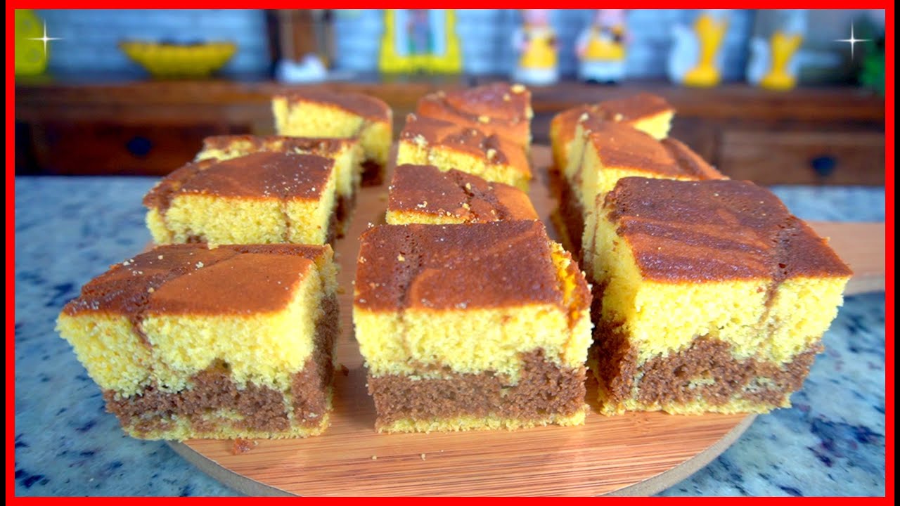 Como fazer bolo de fubá com chocolate?