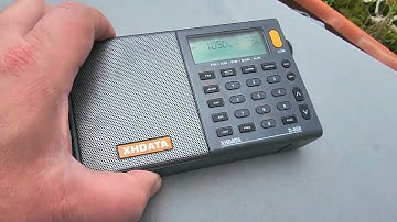 AM Radio for detection of thunderstorms and potential bad weather