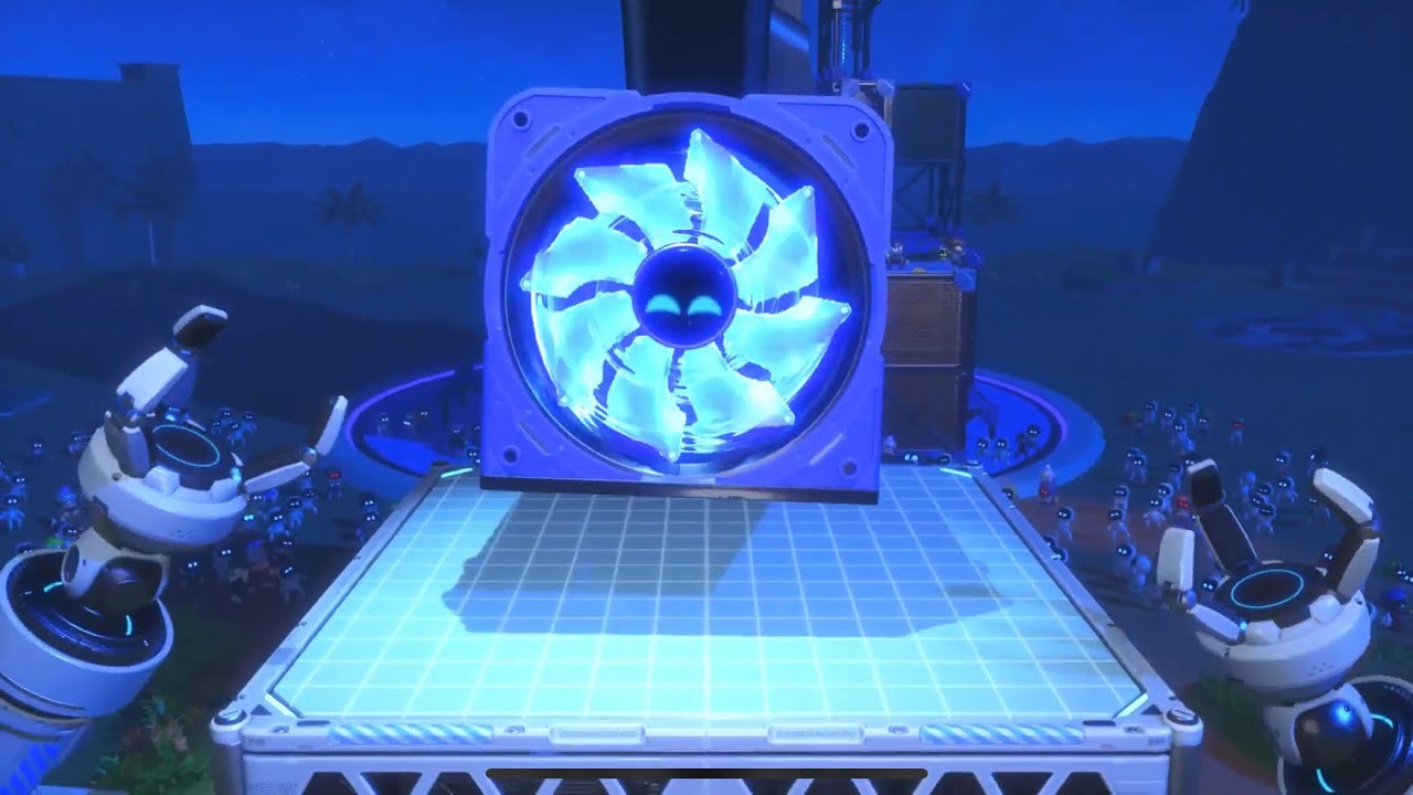 Saving the cooling fan in astro bot!