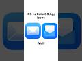 iOS vs ColorOS App Icons comparison