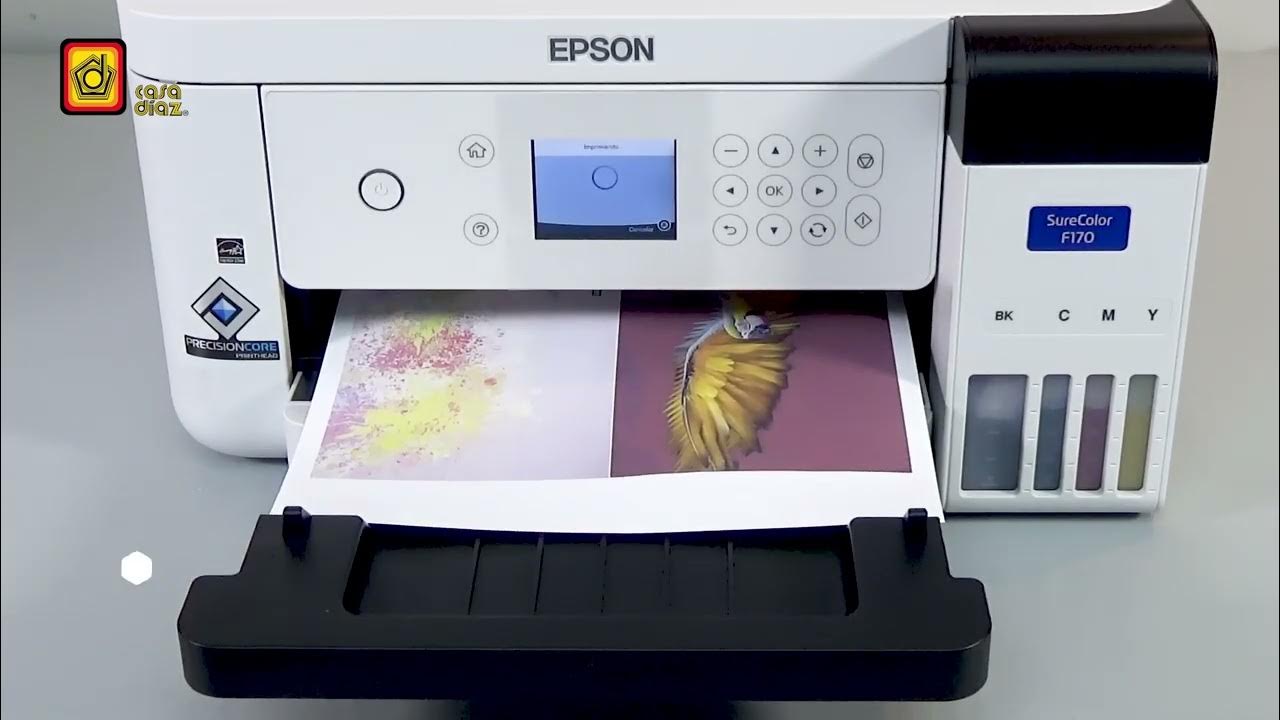 Instalar IMPRESORA para SUBLIMACION EPSON F170 SureColor, SUPER COMPLETO