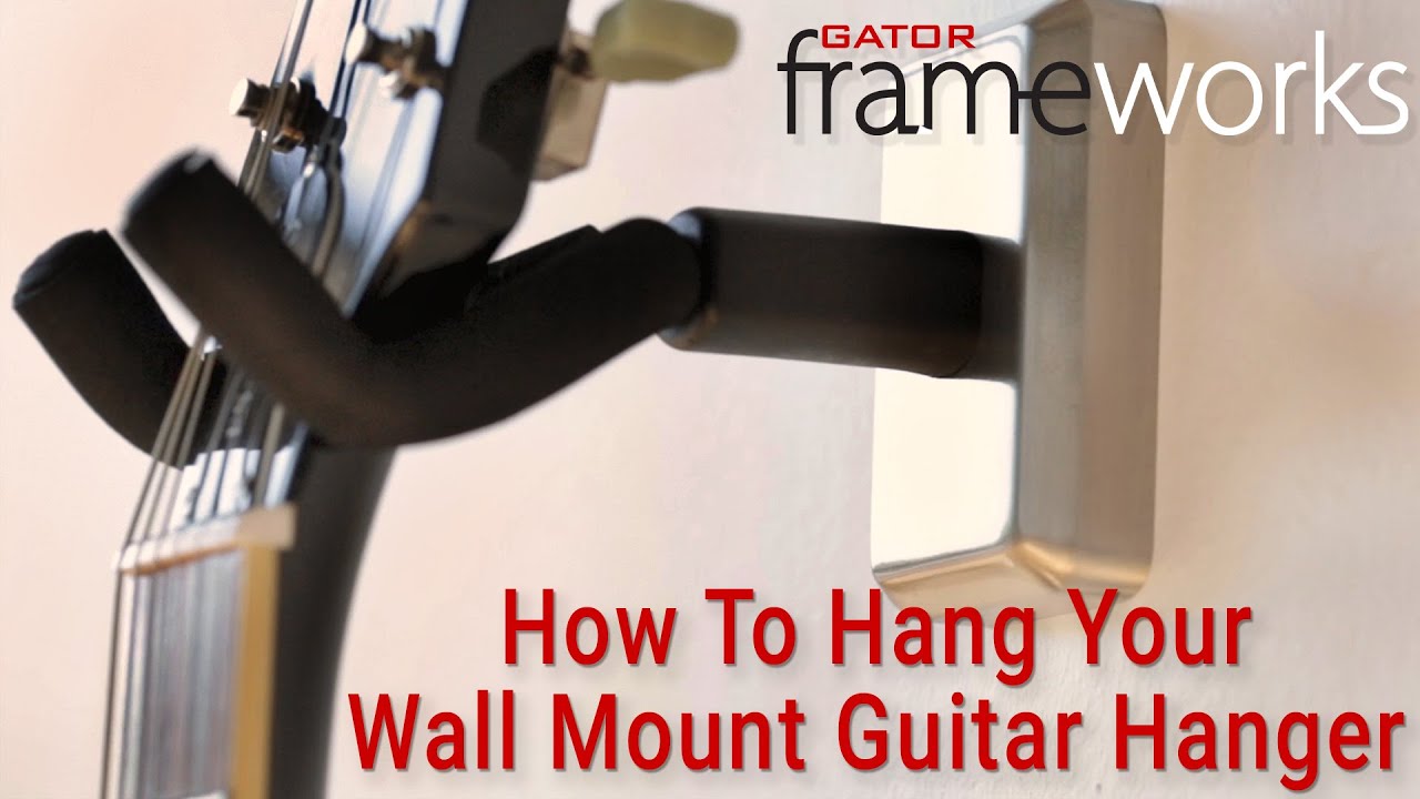 Comment accrocher votre support mural pour guitare