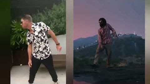 David Warner vs Allu Arjun Srivalli Dance  David Warner Pushpa Srivalli Dance #alluarjun#Devidwarner